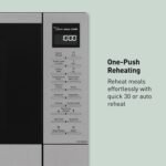 Panasonic NN-SN68KS Compact Microwave Oven with 1200W Power, Sensor Cooking, Popcorn Button, Quick 30Sec & Turbo Defrost, 1.2 cu.ft, Stainless Steel - Image 4