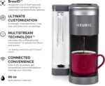 Keurig K-Supreme SMART Single Serve Coffee Maker With Wifi Compatibility, 4 Brew Sizes, And 66oz Removable Reservoir, Compatible with Alexa, Gray - Image 3