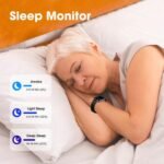 DAVIKO Pedometer Watch Senior Friendly, Waterproof Fitness Tracker Watch with Step Counter Calories/Sleep Tracker for Walking Running for Men Women - Image 5