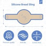 Silicone Bread Sling for Dutch Oven, Silicone Sourdough Baking Sling Non-Stick & Easy Transfer, Sourdough Mat for Bread Baking Supplies - 2PCS - Image 3