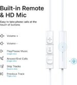 iPhone Headphones,Wired Lightning Headphones for iPhone 13 14 12 Pro Max MFi Certified Lightning Earbuds with Microphone & Volume Control for 11 XR SE - Image 3