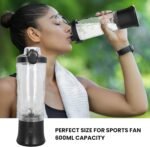 Yosoo Portable Blender Mini Juicer Cup Electric Fruit Juice Mixer 18000RPM 150W for Travel Black - Image 5