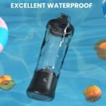 Yosoo Portable Blender Mini Juicer Cup Electric Fruit Juice Mixer 18000RPM 150W for Travel Black - Image 6