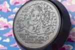 Lodge 13.25 Inch Dolly Parton Pre-Seasoned Cast Iron Stamped Skillet - Signature Teardrop Handle - Use in the Oven, on the Stove, on the Grill, or Over a Campfire - Clear Blue Morning - Image 4