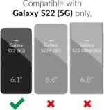 Crave for Samsung Galaxy S22 Case, Shockproof Protection Dual Layer Case for Samsung Galaxy S22 5G (6.1 inch) - Forest Green - Image 3