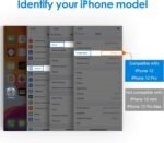 JETech Privacy Screen Protector for iPhone 12/12 Pro 6.1-Inch, Anti Spy Tempered Glass Film, 2-Pack - Image 3