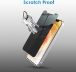 JETech Privacy Screen Protector for iPhone 12/12 Pro 6.1-Inch, Anti Spy Tempered Glass Film, 2-Pack - Image 5