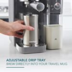 Mr. Coffee Prima Latte Luxe, Single/Double Shot Espresso, Cappuccino, Latte Machine with Optimized Frother and Convenient One-Touch Control Panel - Image 5