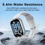 Xiaomi Redmi 5 Active Smart Watch, Step Counter Sport Watch for Women Men with 2" LCD Large Display, 140 Sports Modes, 5ATM Waterproof (Active-Matte Silver) - Image 4