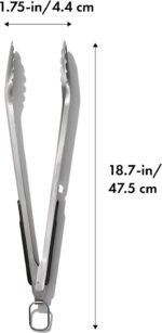 OXO Good Grips Grilling Tools, Tongs, Black - Image 3