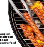 OXO Good Grips Grilling Tools, Tongs, Black - Image 4