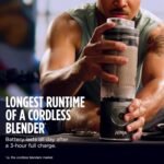 Ninja Blast Max, Portable Blender + Twist & Go, Personal Smoothie, Blend, Ice Crush, 3 Programs, Cordless, 22 oz removable Vessel, Dishwasher Safe, Leakproof, Pink, BC251PK - Image 3