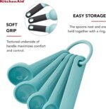 KitchenAid Measuring Spoons, Set Of 5, Aqua Sky - Image 6