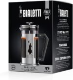 Bialetti 6860 Preziosa Stainless Steel 3-Cup French Press Coffee Maker, Silver (06860) - Image 3