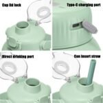 1300ml Rechargeable Blending Cup, Compact Design Cordless Electric Juicer for Shakes Mixing, Kitchen Gym Portable Juicer - Image 4