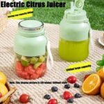 1300ml Rechargeable Blending Cup, Compact Design Cordless Electric Juicer for Shakes Mixing, Kitchen Gym Portable Juicer - Image 8