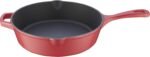 Cuisinart 12-Inch Cast Iron Chicken Fryer with Lid, 4.5 Quart Capacity, Porcelain Enameled Interior, Oven Safe, Induction Compatible, Peony Pink - Image 3