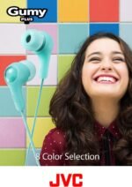 JVC Gumy in Ear Earbud Headphones, Powerful Sound, Comfortable and Secure Fit, Silicone Ear Pieces - HAFX7B Black, Small - Image 4