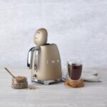 SMEG 50's Retro Style 7 Cup Electric Water Kettle with Automatic Shutoff, Removable Base, and Water Indicator, KLF03CHMUS, Matte Campagne - Image 3