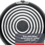 T-fal C4610263 Titanium Advanced Nonstick Thermo-Spot Heat Indicator Dishwasher Safe Cookware Fry Pan, 8-Inch, Black - - Image 4