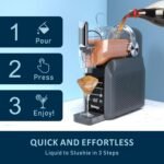 Slushie Machine, 88oz Frozen Drink Maker with 7 Preset Programs, No Ice Required for Frozen Margaritas, Slushies, Frappés and Milkshakes, Mist Gray - Image 3