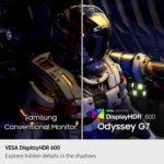 SAMSUNG 40” Odyssey G7 (G75F) WUHD Resolution, 180Hz, Curved Gaming Monitor, 1ms Response Time (GtG), VESA DisplayHDR™ 600, AMD FreeSync™ Premium Pro, LS40FG75DENXZA, 2025 - Image 4