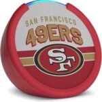 Amazon Echo Pop (newest model) | Officially Licensed NFL Limited-Edition | San Francisco 49ers ('25-26 Season Design) - Image 3