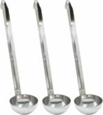 Zorfeter 3 Pcs 2 Oz Soup Ladle Set, Stainless Steel Ladles with Long Handles for Serving, Cooking, Stirring, Portioning Kitchen Restaurant Accessories - Image 3