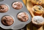 Silicone Muffin Pan - 6-Cavity Nonstick Baking Tray for Muffins, Cupcakes, Brownies and More - Food Grade and BPA Free - Pack of 3 Colors (Gray, Orange, Peacock Blue) - Image 4