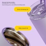 Stainless Steel Blender Cup, 650ml Portable USB Rechargeable Cordless Electric Juicer Blender, for Shakes Ice and Frozen Fruit - Image 6