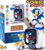 Sonic The Hedgehog Kids Smartwatch – Bluetooth Calling, Messages, Camera, Music, Sleep Tracker, Fitness & Activity Apps – 6 Watch Faces, Touchscreen, USB Rechargeable – Fits Wrists 5.5" to 8" - Image 3