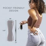 LOVEHANDLE Universal Phone Grip for Smartphones & Mini Tablets - Phone Holder for Hand - Wireless Charging Compatible - Made in The USA - Solid Silver - Image 4