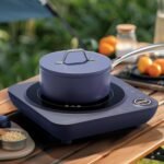 CIARRA CATIH1A-M Portable Induction Cooktop, Slim Single Electric Countertop Burner with Sensor Touch and Digital time, Blue - Image 7