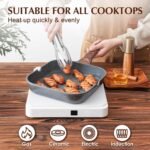 SENSARTE Nonstick Cookware Set 23-Piece, Non Stick Pots and Pans Set with Swiss Granite Coating, Healthy Kitchen Cooking Set, Stay-Cool Handles - Image 4