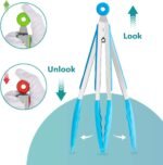 Kitchen Tongs Set of 3, Cooking Tongs with Silicone Tips, Non-Stick Non-Scratch Heat Resistant Tongs for Grilling Cooking BBQ Salad Serving (Multicolor, 7/9/12 Inch) - Image 4