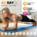 Smart Bracelet for Women, Health Activity Fitness Trackers, 24/7 Heart Rate, HRV, Blood Oxygen & Stress Monitor, 24H Sleep Tracker, Free APP for iOS & Android, Green - Image 5