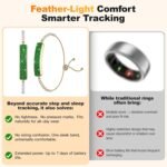 Smart Bracelet for Women, Health Activity Fitness Trackers, 24/7 Heart Rate, HRV, Blood Oxygen & Stress Monitor, 24H Sleep Tracker, Free APP for iOS & Android, Green - Image 6