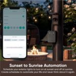 Wyze Plug Outdoor, Dual Outlets Energy Monitoring, IP64, 2.4GHz WiFi Smart Plug, Works with Alexa, Google Assistant, IFTTT, No Hub Required, Black - Image 4