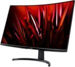 acer Nitro 31.5 Inch WQHD 2560 x 1440 1500R Curved Gaming Monitor | AMD FreeSync | Up to 180Hz Refresh | 1ms (VRB) | Tilt | One Display Port 1.4 & Two HDMI 2.0 | EDA323QU S3bmiiphx - Image 5