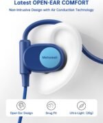 Kid Headphones for School, Air Conduction Open Ear Headphones, 3.5mm Jack Wired Cord, Ultra-Comfort, Ergonomic and Lightweight Design Perfect for School and Outdoor Activities-Blue - Image 3