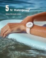 TOOBUR Smart Watch for Women, 40mm HD Smartwatch, Compatible with Android & iOS, Answer/Make Calls, Fitness Watch with Step/Calorie/HR Tracker, IP68, Gorgeous & Comfy, Gift for Women, Beige - Image 5