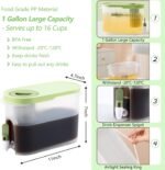 PARBEE 1 Gallon Cold Brew Coffee Maker, Iced Coffee Maker with Ultra Fine Stainless Steel Mesh Filter and Spigot, Cold Brew Pitcher & Tea Infuser, Lemonade Drink Dispenser with Infuser - Image 3