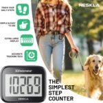 3D Pedometer for Walking, Simple Step Counter with Large Digital Display, Step Tracker with Removable Clip Lanyard, Accurately Track Steps for Men Women Kids Adults Seniors - Image 3