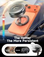 Pure Zinc Alloy Vacuum Magnetic Phone Holders for Your Car [105+LBS Suction & 3800gf Magnetic] 360° Adjustable Magsafe Car Phone Holder Mount for iPhone 17 16 15 14 13 12 Series & Android - Image 6