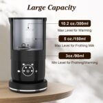 DEVINC Milk Frother, 4-in-1 Milk Frother and Steamer, Hot and Cold Foam Maker and Milk Warmer with Auto Shut-Off, Electric Frother for Coffee, Latte, Cappuccino, Matcha - Image 4
