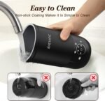 DEVINC Milk Frother, 4-in-1 Milk Frother and Steamer, Hot and Cold Foam Maker and Milk Warmer with Auto Shut-Off, Electric Frother for Coffee, Latte, Cappuccino, Matcha - Image 5