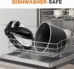 Simple Deluxe Electric Pressure Cooker, Non-Stick 16-in-1 & 8QT Stainless Steel Multi Cooker for Slow Cook, Meat Stew, Cake, Pasta, Multigrain, Dishwasher Safe, Silver - Image 6