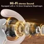 Wireless Earbuds, Sports Bluetooth Headphones, 80Hrs Playtime Ear Buds with LED Power Display, Noise Canceling Headset, IPX7 Waterproof Earphones for Workout/Running（Rose Gold） - Image 4