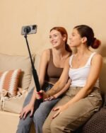 KraftGeek Magnetic Phone Tripod for iPhone MagSafe – 66'' Automatic Selfie Stick with Remote, Portable Tripod Stand for Video Recording, Travel, Vlogging (Black) - Image 6