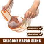 Silicone Bread Sling for Dutch Oven, Non-Stick & Easy to Clean Baking Mat Set, 2 Pcs Reusable Bread Sling for Sourdough Tools ＆ Accessories - Image 4